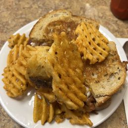 Turkey Mountain Sandwich added Waffle Fries