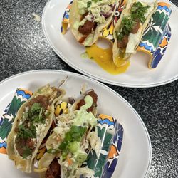 Good Truckin' Diner - Tacos: Huevos Rancheros (Bottom left) and Sassy Pants (Bottom right)