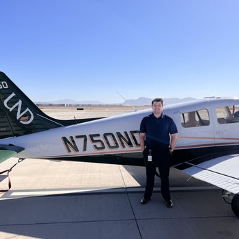 UND Aerospace Foundation Flight Training Center - Picture of me passing my Certified Flight Instructor check ride. - Flight Instruction Near Me - Mesa, Arizona UND Aerospace Foundation Flight Training Center - Picture of me passing my Certified Flight Instructor check ride. - Flight Instruction Near Me - Mesa, Arizona