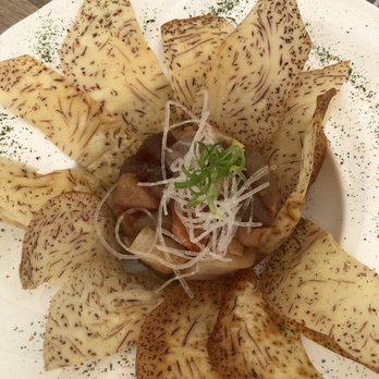 Toyosu - Poke with taro chips - Sushi Bars Near Me - Walnut Creek, California Toyosu - Poke with taro chips - Sushi Bars Near Me - Walnut Creek, California