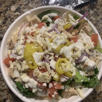 Rachel's Mediterranean Grill - Chicken souvlaki salad bowl. Insert heart eye emoji here - Mediterranean Near Me - Depew, New York Rachel's Mediterranean Grill - Chicken souvlaki salad bowl. Insert heart eye emoji here - Mediterranean Near Me - Depew, New York