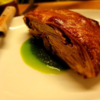 Txikito - Cochinillo/Crispy Suckling Pig. Rich and tasty pork. Think it needed more chimichurri/tximitxurri to balance the richness. - Basque Near Me - New York, New York Txikito - Cochinillo/Crispy Suckling Pig. Rich and tasty pork. Think it needed more chimichurri/tximitxurri to balance the richness. - Basque Near Me - New York, New York