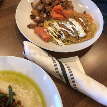 Antilogy - Johnny cakes with smoked Norwegian trout - New American Near Me - Greenwood, Indiana Antilogy - Johnny cakes with smoked Norwegian trout - New American Near Me - Greenwood, Indiana