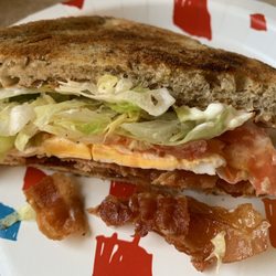 Wabasso Chevron - 1/2 of my BLT & egg sandwich to go