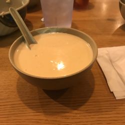 Sakura West Church Japanese Steakhouse - No skimping on the white sauce!
