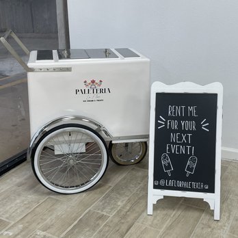 Paleteria La Flor - You can rent this with Paletas!!! - Ice Cream & Frozen Yogurt Near Me - Arlington, Texas