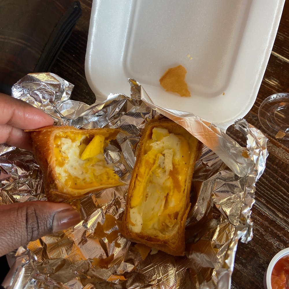 Robin’s Snowflake Donuts & Cafe - Egg and cheese egg roll made to order - Donuts Near Me - Spring, Texas Robin’s Snowflake Donuts & Cafe - Egg and cheese egg roll made to order - Donuts Near Me - Spring, Texas