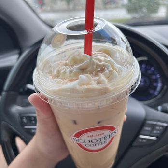 Scooter's Coffee - Iced Caramelicious - Coffee & Tea Near Me - North Charleston, South Carolina Scooter's Coffee - Iced Caramelicious - Coffee & Tea Near Me - North Charleston, South Carolina