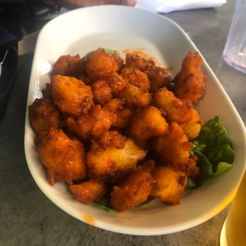 Think Cafe - Buffalo Cauliflower. Delicious!! - New American Near Me - San Pedro, California