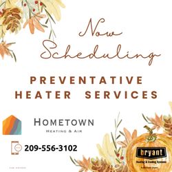 Hometown Heating & Air - Heater Preventative Maintenance Services, Heater Checkup, Winterization, Heater Repair, Central Heat, HVAC Supply