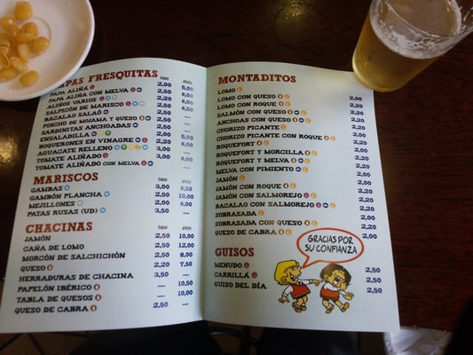 Menu photo 3 Zipi y Zape Seville, SE