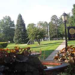 Enfield World War II Memorial - The beautiful Enfield Town Green in front of City Hall - home of three veteran memorials