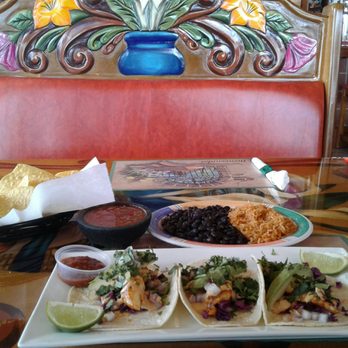 Chulas Mexican Grill - Fish tacos and side of black beans and rice! Fantastic flavors and spices! I definitely recommend! - Mexican Near Me - Spring Hill, Florida Chulas Mexican Grill - Fish tacos and side of black beans and rice! Fantastic flavors and spices! I definitely recommend! - Mexican Near Me - Spring Hill, Florida