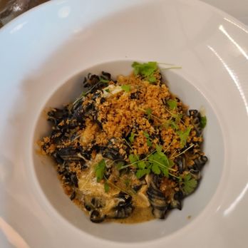 Marmo - Half order of squid ink campanelle - Italian Near Me - Houston, Texas