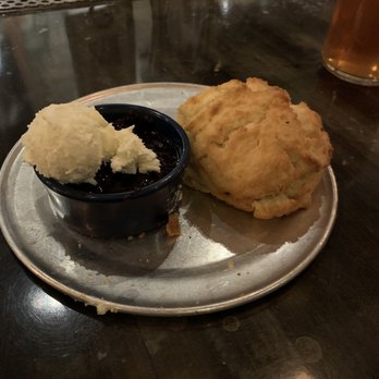 Tupelo Honey - Biscuits for a Cause - blueberry jam and whipped butter - Southern Near Me - Franklin, Tennessee Tupelo Honey - Biscuits for a Cause - blueberry jam and whipped butter - Southern Near Me - Franklin, Tennessee