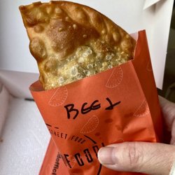Whatafood - A crispy and tasty beef and olive pastei