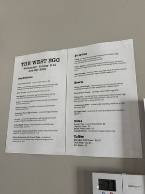 Menu photo 1 The West Egg St. Augustine, FL