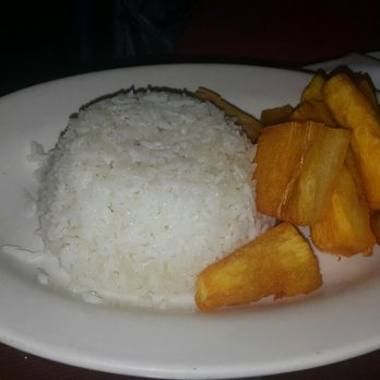 Villa De Colombia - White rice with Yuca fritas - Colombian Near Me - Hackensack, New Jersey Villa De Colombia - White rice with Yuca fritas - Colombian Near Me - Hackensack, New Jersey