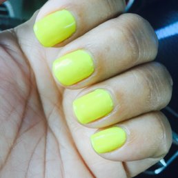 Gel manicure by Henry in Perfect Match Happy Hour. 7-10-17