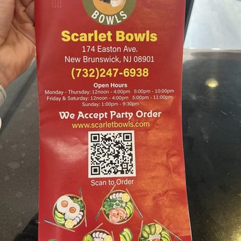 Scarlet Bowls - Contact info - Chinese Near Me - New Brunswick, New Jersey Scarlet Bowls - Contact info - Chinese Near Me - New Brunswick, New Jersey