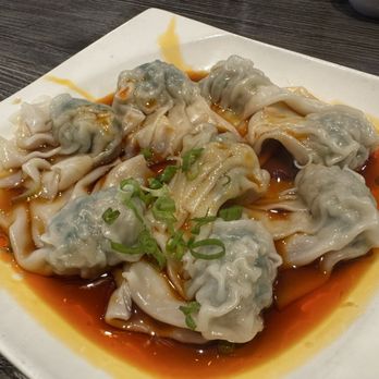 Dumpling House - E4. Wonton with Chilli Sauce - Dim Sum Near Me - San Francisco, California
