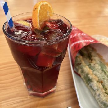 Time Out Market - Sangria and tempura green beans - Public Markets Near Me - Lisbon, 11 Time Out Market - Sangria and tempura green beans - Public Markets Near Me - Lisbon, 11