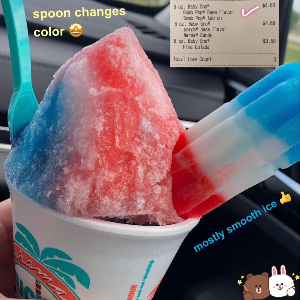 Tasty smooth ice - lil nephew enjoyed his 8 oz baby size (huge since it included the popsicle lol)