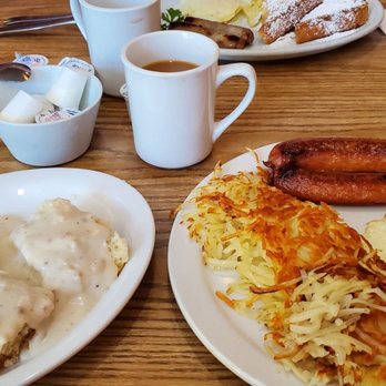 Roady's Restaurant - Sausage and eggs with hashbrowns and biscuits with gravy. Who's counting calories? - Breakfast & Brunch Near Me - San Dimas, California Roady's Restaurant - Sausage and eggs with hashbrowns and biscuits with gravy. Who's counting calories? - Breakfast & Brunch Near Me - San Dimas, California