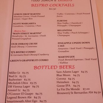 Todd Jurich's Bistro - Menu - New American Near Me - Norfolk, Virginia Todd Jurich's Bistro - Menu - New American Near Me - Norfolk, Virginia