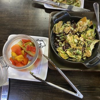 Bosscat Kitchen & Libations - Pickles & Veggies and Shaved Brussels - Bars Near Me - Orange, California