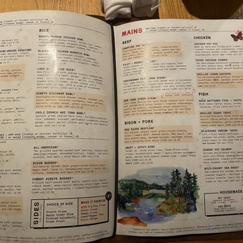 Lazy Dog Restaurant & Bar - dirty menu - New American Near Me - Cerritos, California
