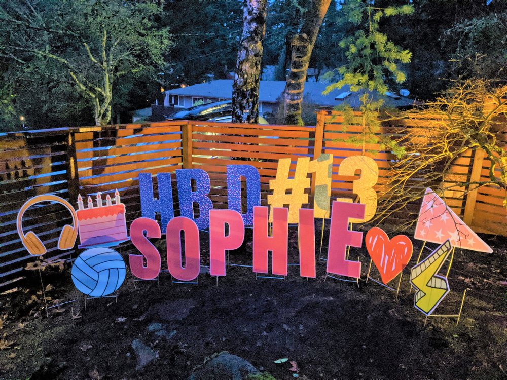 CHEERS TO YOU PARTY SIGNS Updated July 2024 8112 SW Beaverton Hillsdale Hwy, Portland