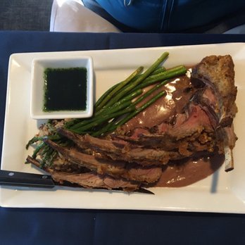 The Blue Lion - Roast Rack of Lamb. - New American Near Me - Jackson, Wyoming