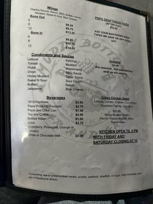 Menu photo 1 Muddy Bottoms Bar & Grill Greenup, IL