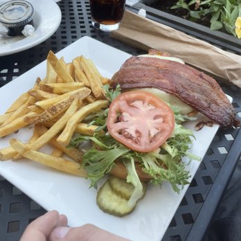 Hudson's Restaurant - Ultimate Chicken Sandwich with fries. - Diners Near Me - Hudson, Ohio Hudson's Restaurant - Ultimate Chicken Sandwich with fries. - Diners Near Me - Hudson, Ohio