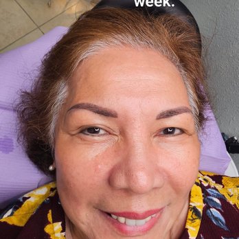 Milash & Brows - Shading her eyebrows - Eyelash Service Near Me - Stanton, California Milash & Brows - Shading her eyebrows - Eyelash Service Near Me - Stanton, California