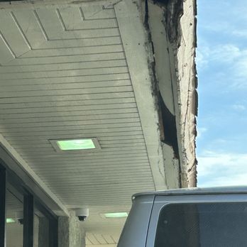 Burger King - Collapsing soffit above the drive-through - Burgers Near Me - West Chester, Pennsylvania Burger King - Collapsing soffit above the drive-through - Burgers Near Me - West Chester, Pennsylvania