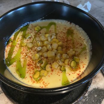 Between The Trees - Sweet Corn Soup - French Near Me - Greenville, South Carolina Between The Trees - Sweet Corn Soup - French Near Me - Greenville, South Carolina