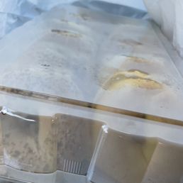 Still hot they steamed up the plastic container! Still hot they steamed up the plastic container!