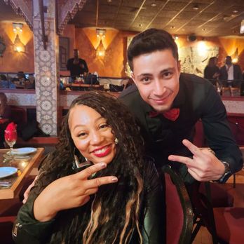 Alhambra Palace - This is the waiter and my friend. - Middle Eastern Near Me - Chicago, Illinois