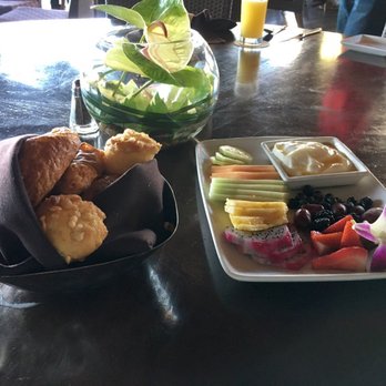 Ama Ama Restaurant - Pastry basket and fruit plate - New American Near Me - Kapolei, Hawaii