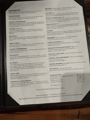 Menu photo 1 Cora at Roseburg Square Modesto, CA