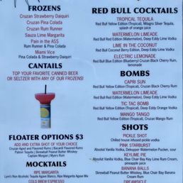 Drink Menu