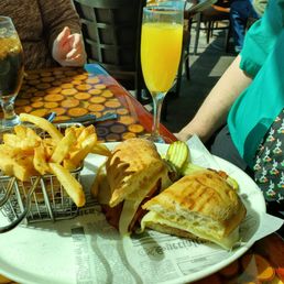 As you can see the French fries are limpy and had no crisp to them, same issue with French fries with second sandwich we ordered