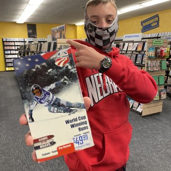 Blockbuster - In town for a ski race, and so he bought a ski VHS for $2. - Videos & Video Game Rental Near Me - Bend, Oregon