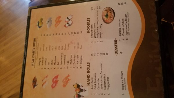 Menu photo 2 Fujiyama Lewisburg, WV