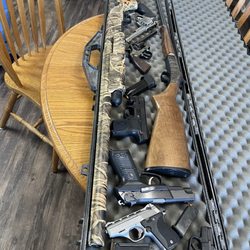 Nardis Gun Club - Alamo Ranch - The weapons we took with for a couple hours of fun.
