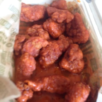 Wingstop - If to-go sauce shld atleast be in a separate container or small cup to secure it. So messy - Chicken Wings Near Me - San Carlos, California Wingstop - If to-go sauce shld atleast be in a separate container or small cup to secure it. So messy - Chicken Wings Near Me - San Carlos, California