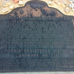 Searles Lake Borax Discovery Landmark