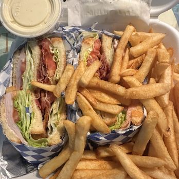 Tam's Burgers - Club Sandwich Combo - Burgers Near Me - Bellflower, California